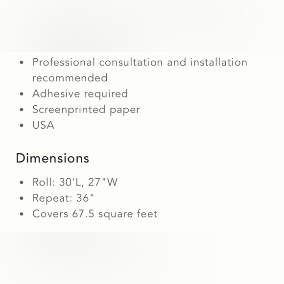 Anthropologie Nottene Pressed Flowers Wallpaper Set of 3 NEW - Picture 3 of 13